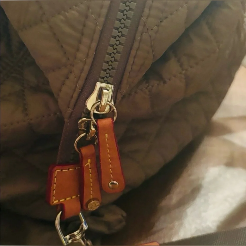 MZ Wallace Travel Quilted Tote in Olive - Picture 10 of 12